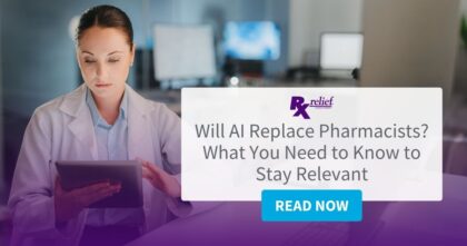 AI and pharmacy jobs with a clinical pharmacist using technology for patient care